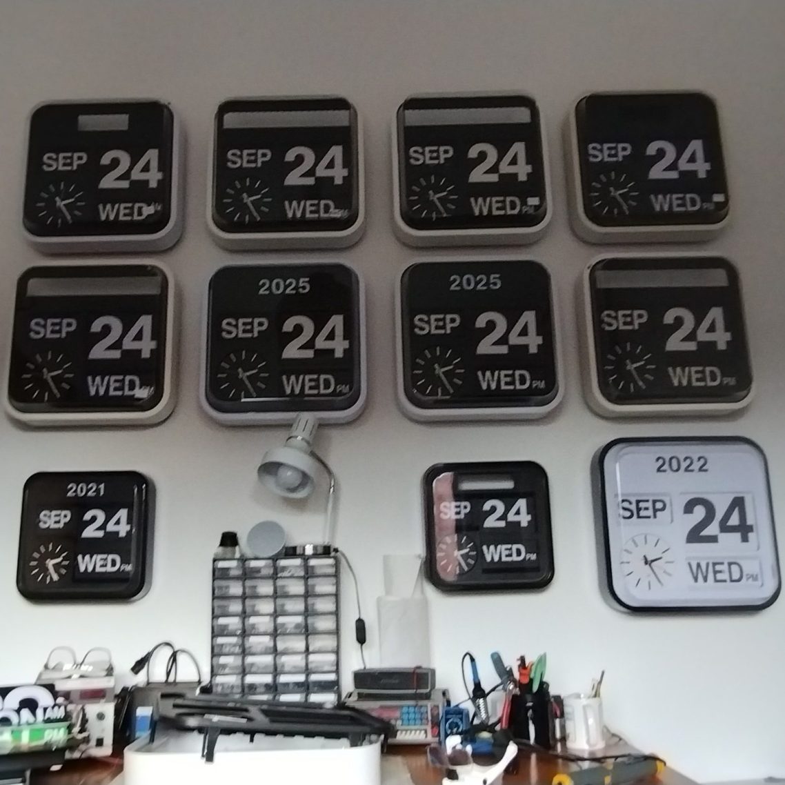 Habitat Flap Clock repair